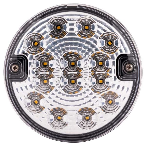 Baklygte 140 mm. 12-24v LED *