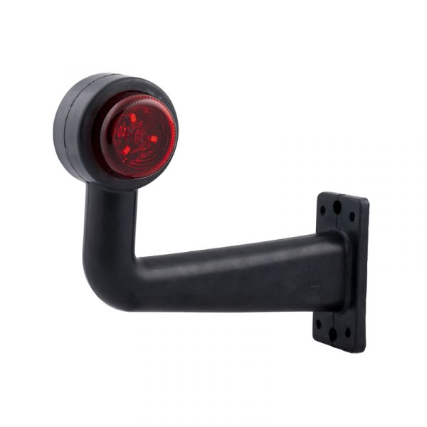 Trailergear bredde lampe pendel vinklet 12-24v LED venstre