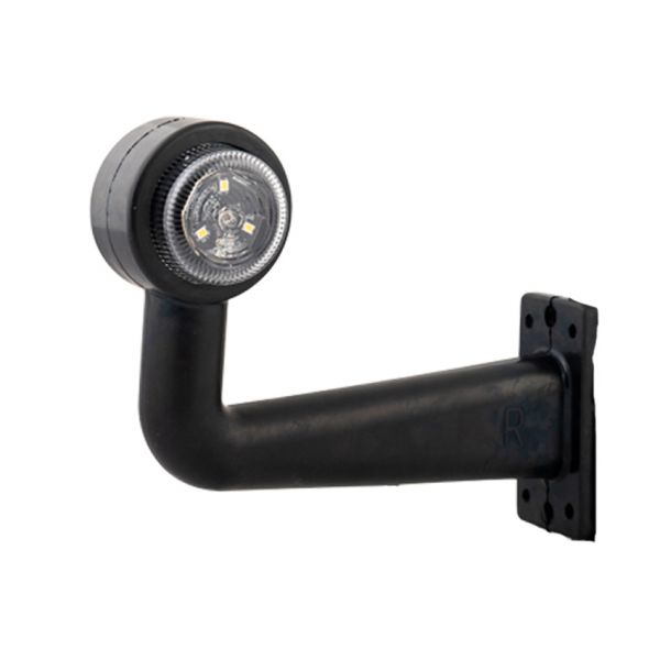 Trailergear bredde lampe pendel vinklet 12-24v LED højre