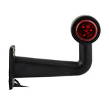Trailergear bredde lampe pendel vinklet 12-24v LED højre