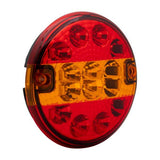 Trailer gear baglygte 140 mm. led fladt