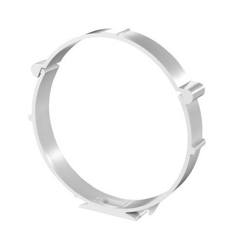 Round channel 100 mm tube bracket