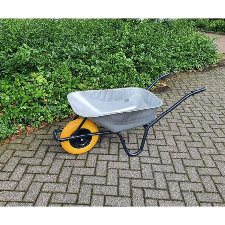 Trillebør galvaniseret beholder Anti-lækage 85 liter