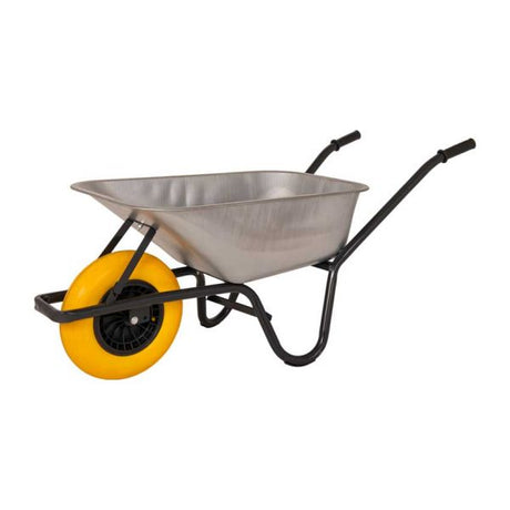 Trillebør galvaniseret beholder Anti-lækage 85 liter