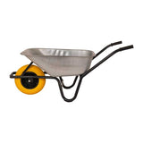 Trillebør galvaniseret beholder anti-punktur 85 liter