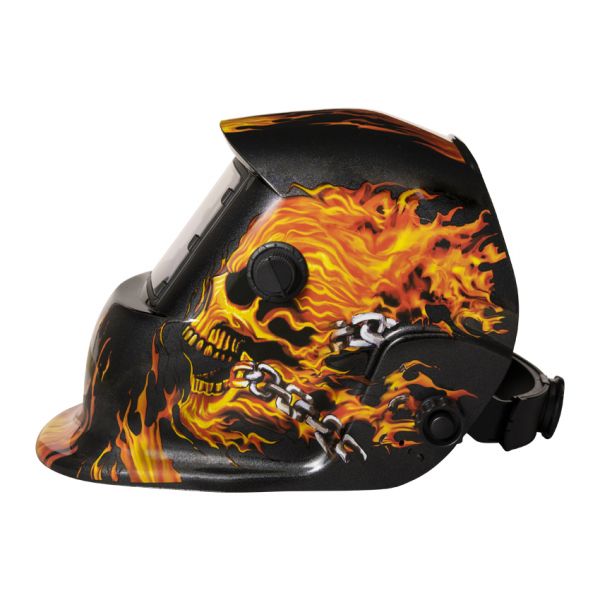 Topgear svejsehjelm automatisk (flammet)