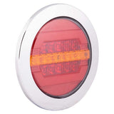 Baglygte dynamisk LED rund *