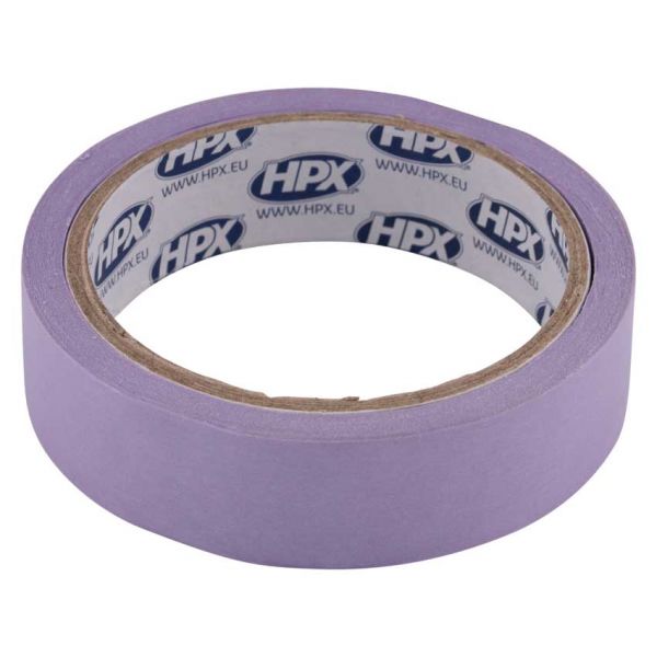 Hpx produkter maskeringstape sikker fjern lilla 25mm 25m