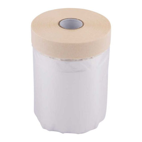 Hpx produkter dækfilm med malertape easy mask film crepe 55cm x 33m