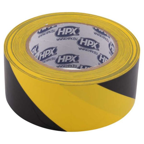 Hpx produkter selvklæbende barrieretape gul sort 50mm x 33m