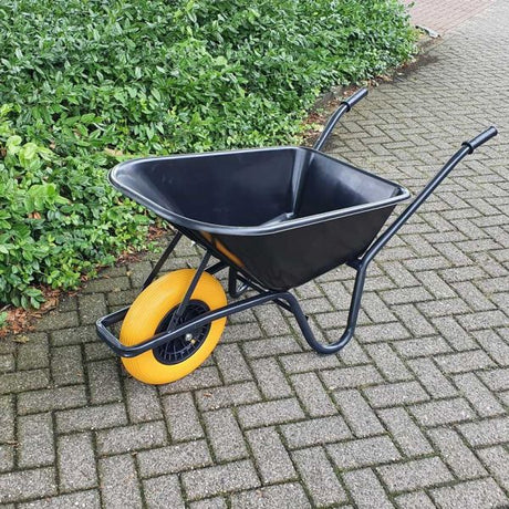Trillebør plast sort beholder 85 liter HQ anti-lækage