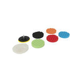 Poleringsdisk indstillet 7-delt 150 mm.