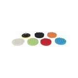 Poleringsdisk indstillet 7-delt 150 mm.