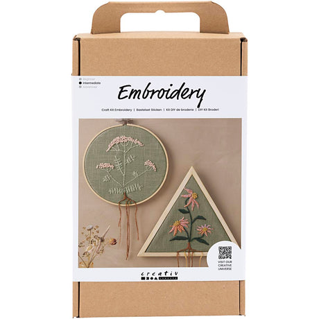 Creativ virksomhed https: www.cchobby.nl hobbyset-embroidery-embroidery-frame-dusty-green-1-box