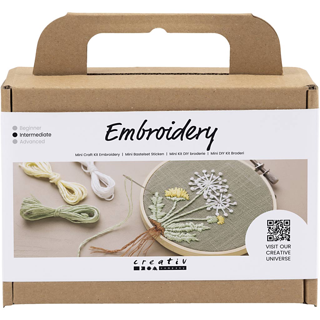 Creativ Company Mini Hobbyset Embroidery Wall Hanger