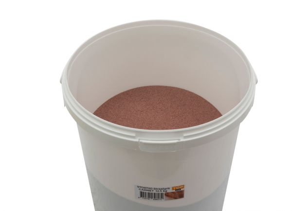 Abi sandblæsningsspand 12,5 kg rød 0,2-0,6 mm