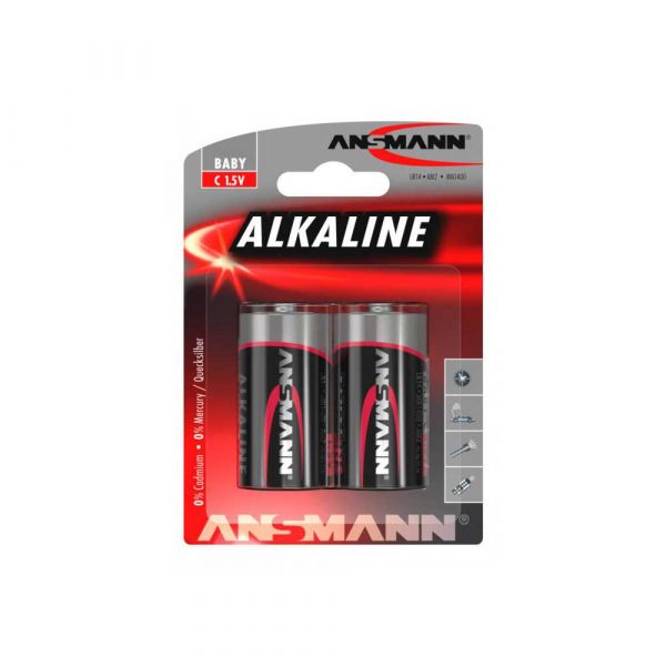 Alkalisk batteri lr14 2 stk.