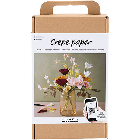 Creativ Company Hobbyset Crepe Paper Flowers Bouquet