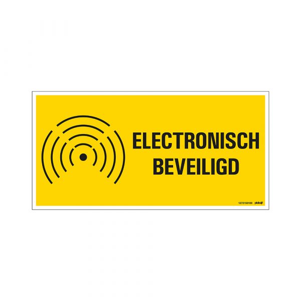 Elektronisk sikret tavle - 150x300 mm.