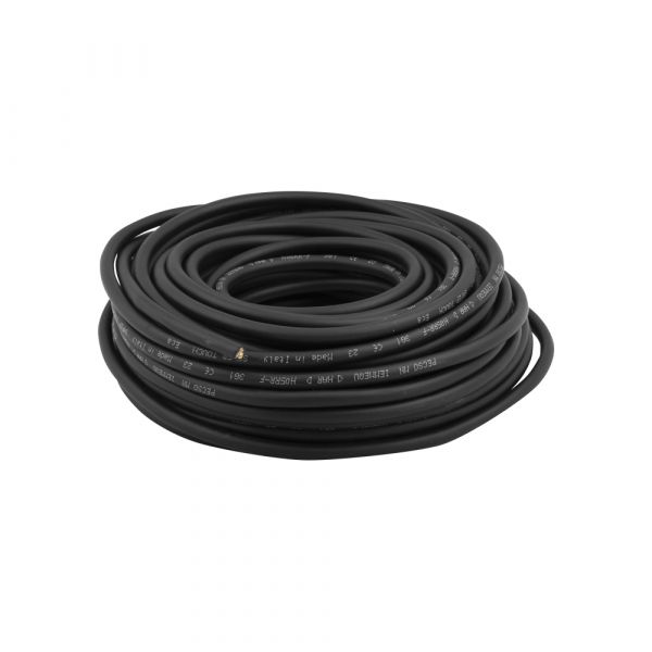 Neopren kabel 3x1,0 sort 20 meter.