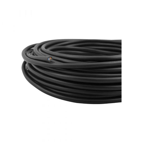 Q-link husholdningsledning - vmvs - belastningskapacitet op til 1200w - 2 x 0,75 mm - 20 m - sort