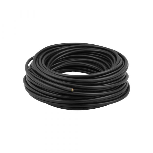 Q-link husholdningskabel 3x1,0 sort 25 meter.