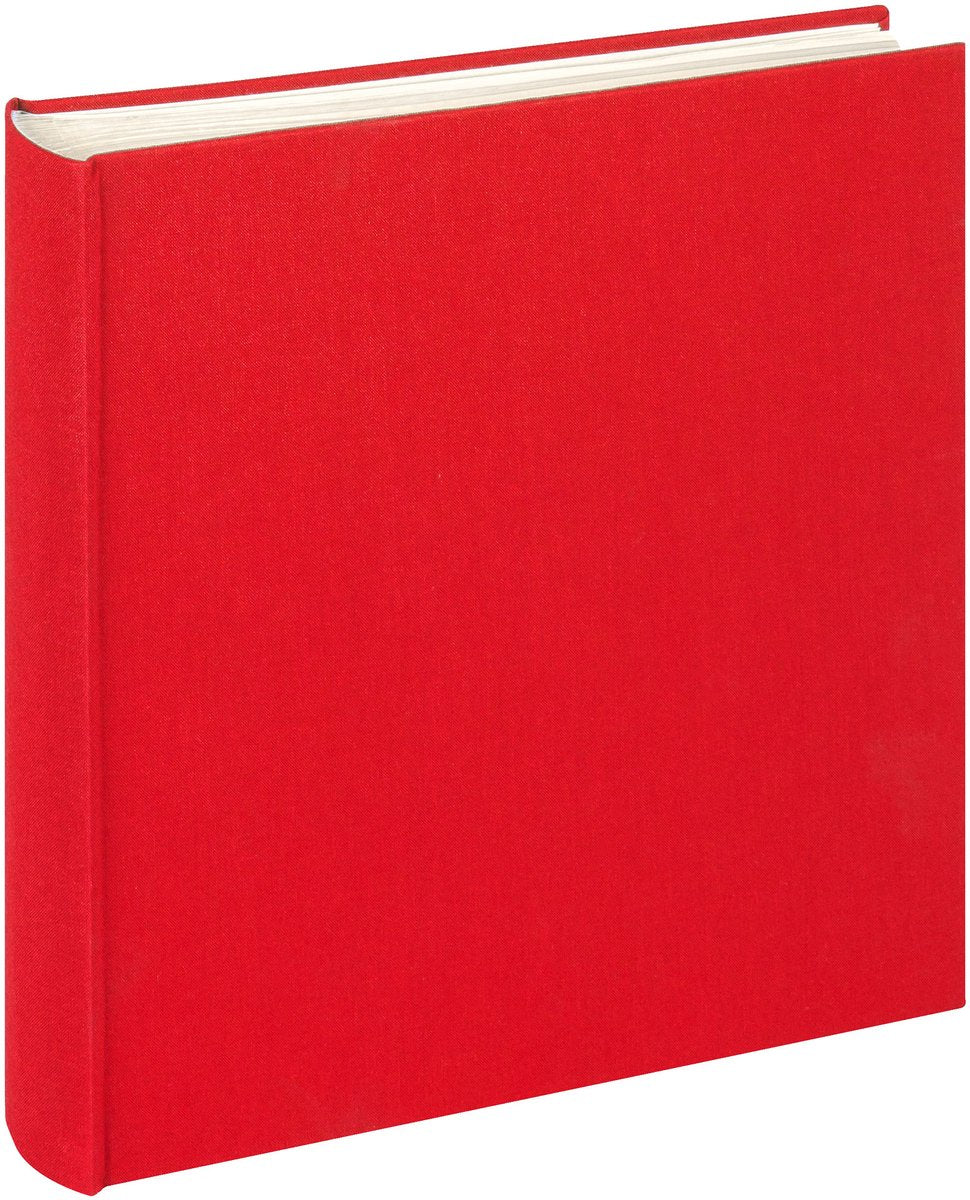 Walther me-510-r klud - memo lager album - størrelse 23 x 22 cm - 200 billeder 10 x 15 cm - rød