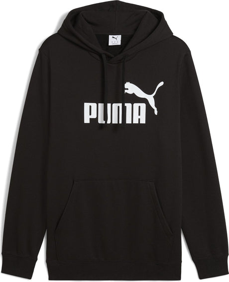 Puma ess no. 1 logo hættetrøje fl herre sportstrøje - sort