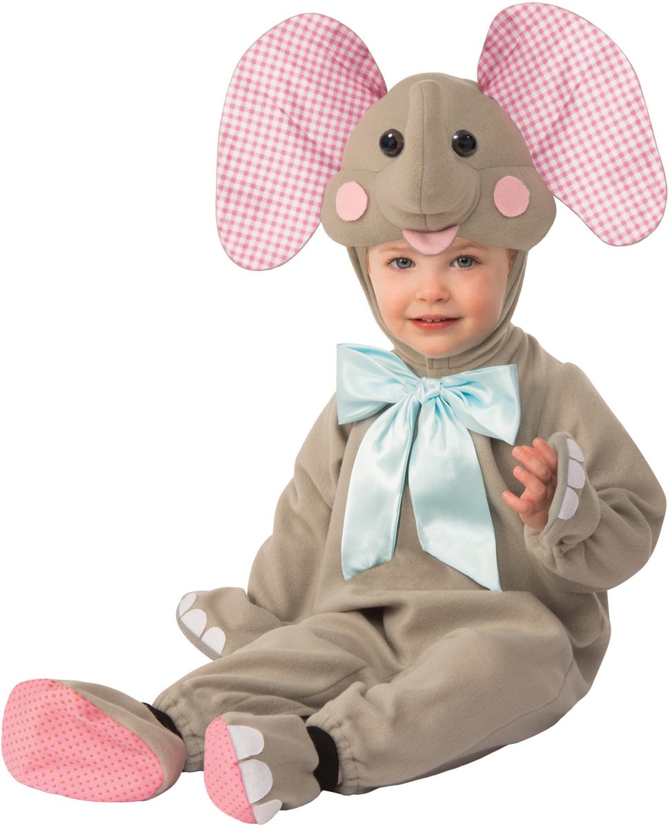 Rubiner - elefantkostume (6-12 måneder)