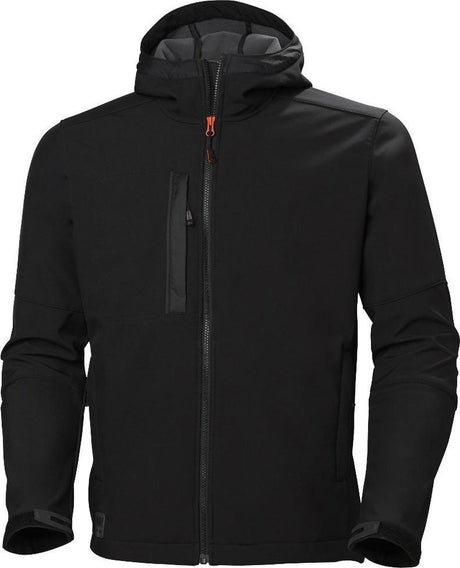 Helly hansen kensington hættetrøje softshell 74230 - herre - sort - s