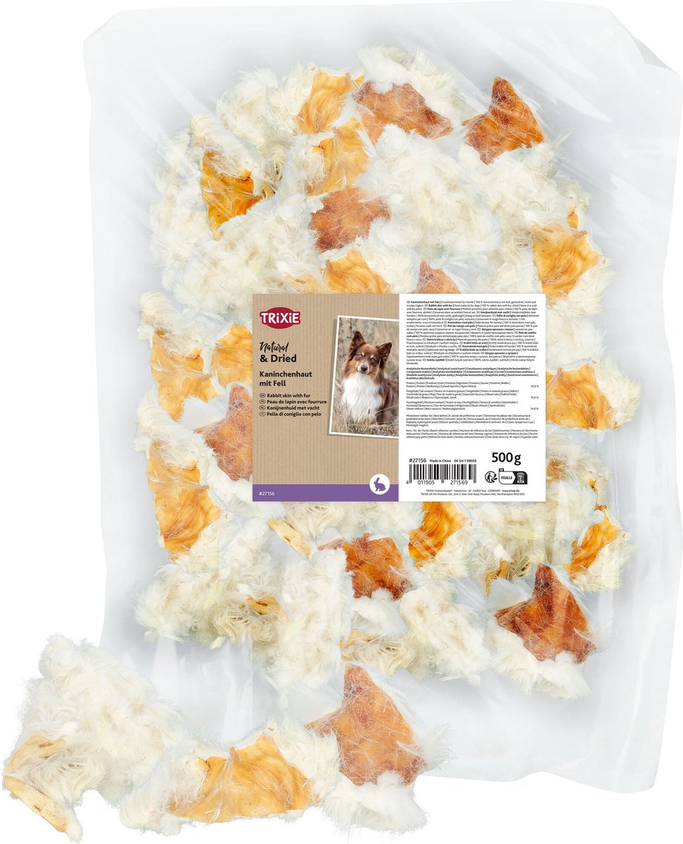 Trixie - kaninskind med pels - 500 gr