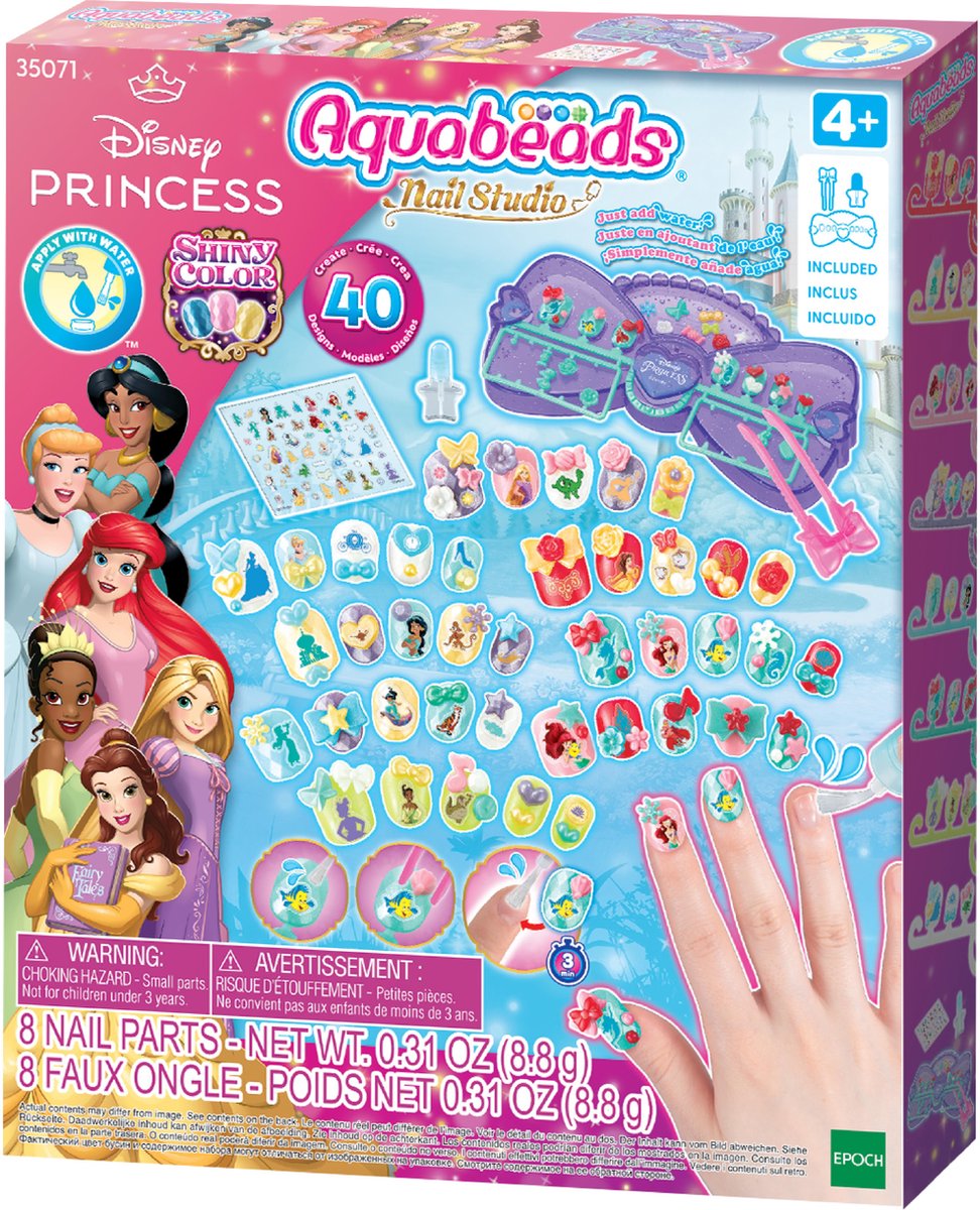 Aquabeads neglesalon disney prinsesse