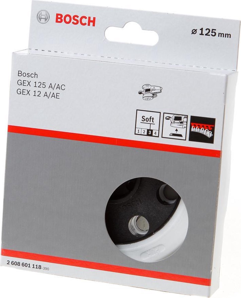 Bosch - blød slibeplade, 125 mm