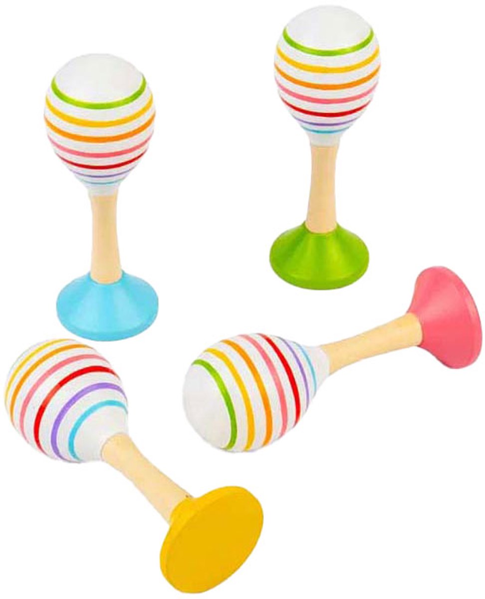 Bigjigs træ junior maraca, 2 stk.