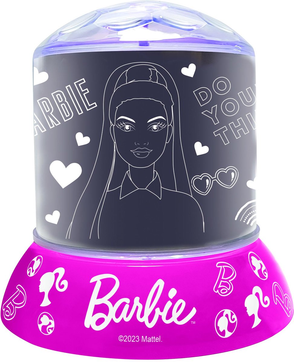 Lexibook barbie natlysprojektor med højttaler