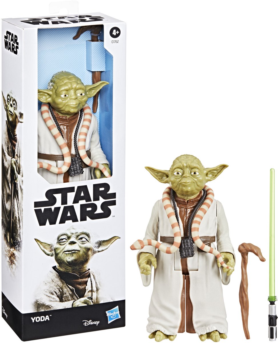 Hasbro star wars titan hero serie yoda actionfigur tilbehør (12 skala)