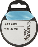 Creativ Company Satin Ribbon Light Blue, 15m
