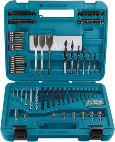 Makita tilbehør d-47248 | bore- og skruetrækker bit sæt | 100 dele | i plastkasse - d-47248