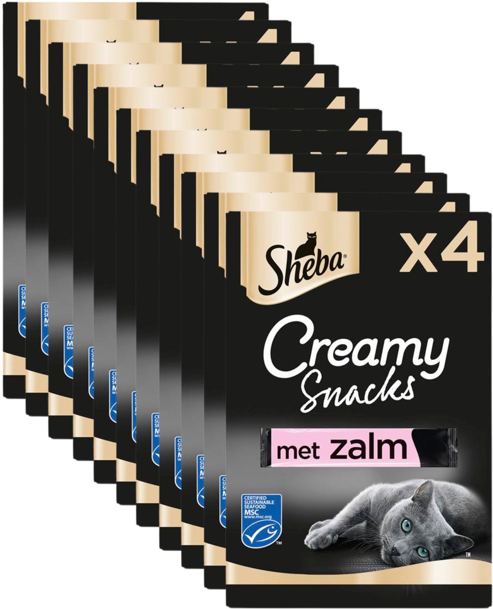Sheba kattesnacks - cremet godbidder laks - 44 stk