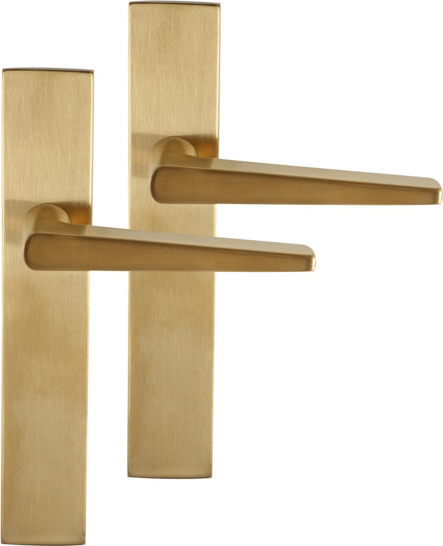 Differnz | rotterdam deurkruk | vierkant schild | blind | goud