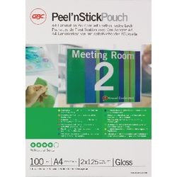 Gbc hoezen peel´nstick a4 250 mu