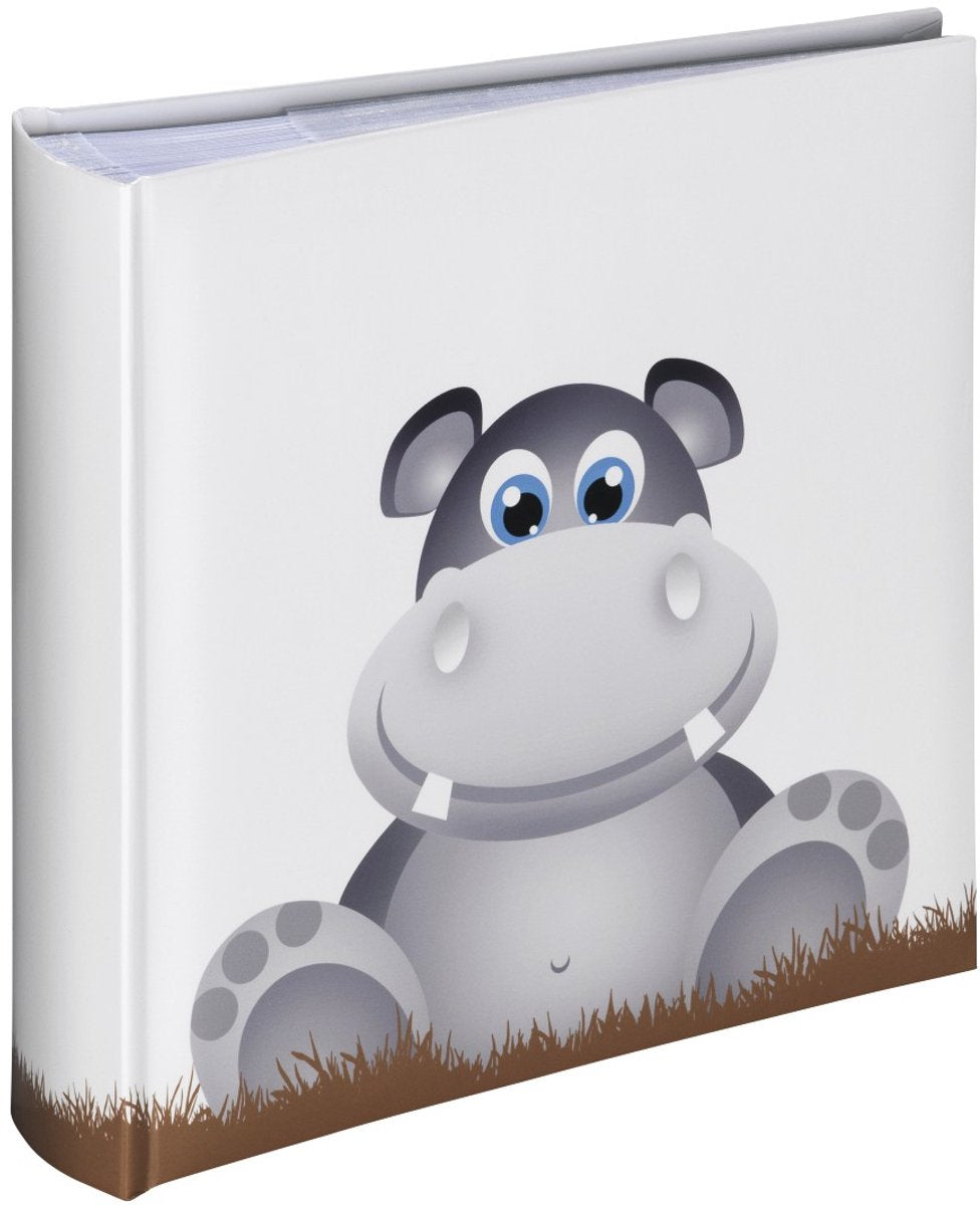 Hama slide-in album - nora - 10x15 - 200 sider - hvid