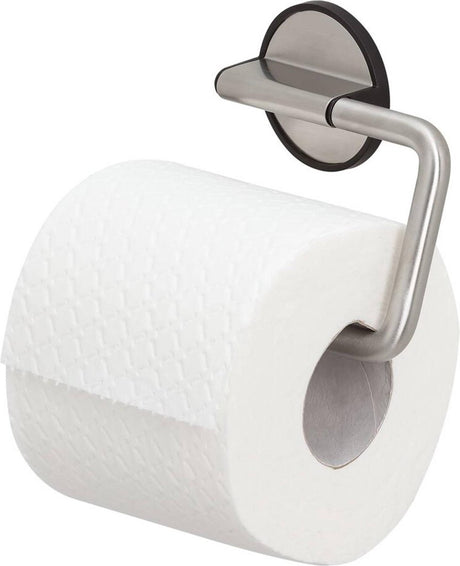 Tiger tune - toiletrulleholder uden boring - toiletrulleholder - selvklæbende 3m tape - rustfrit stål børstet sort