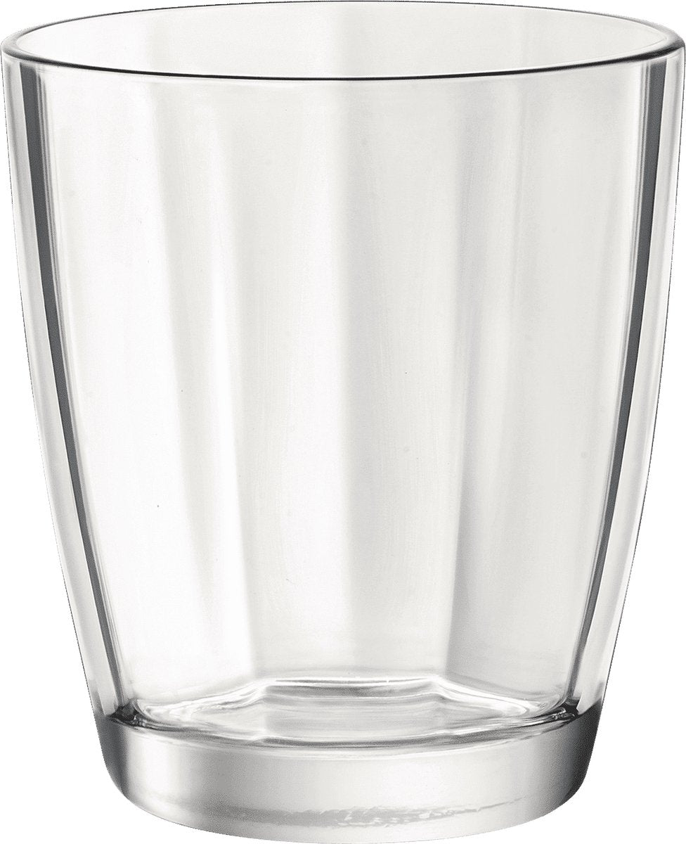 Bormioli rocco pulsar vandglas - 30 cl - gennemsigtig - sæt-6