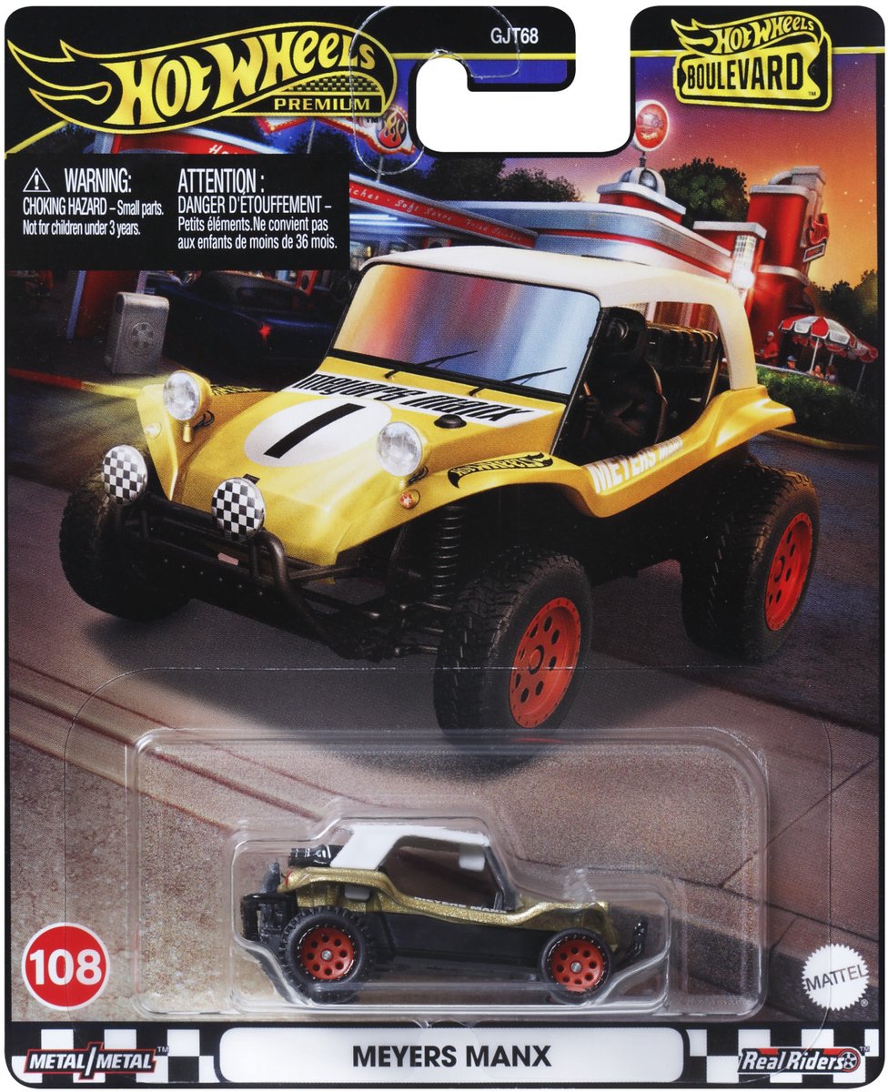 Hot wheels boulevard hrt57 meyers manx toy vehicle