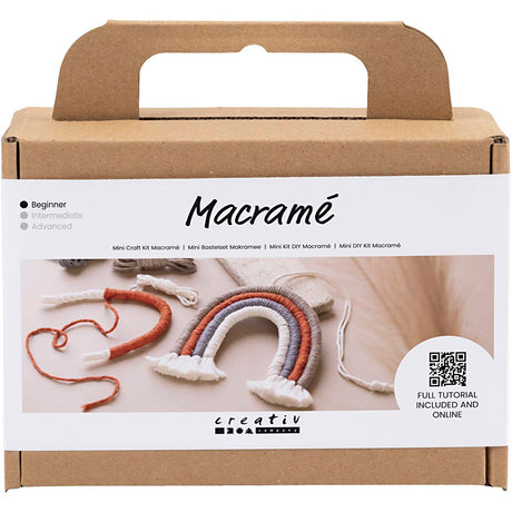 Kreativ virksomhed https: www.cchobby.nl mini-hobbyset-macrame-rainbow-1-doos