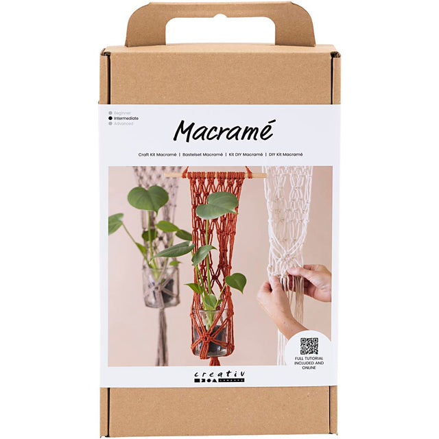 Kreativ virksomhed https: www.cchobby.nl hobbyset-macrame-bloemenhanger-1-doos