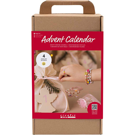 Creativ firma adventskalender smykker, smykker, 1 æske