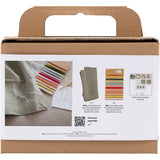 Kreativ virksomhed https: www.cchobby.nl mini-hobbyset-embroidery-napkin-dusty-green-1-box