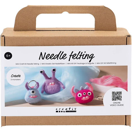 Creativ Company Mini Hobbyset Needle Feelet Monster